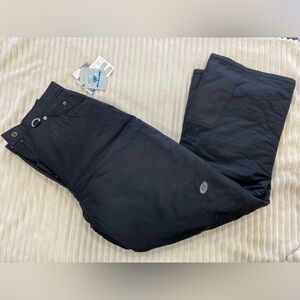 Slalom snow pants Black insulated ski snowboard pants women size M